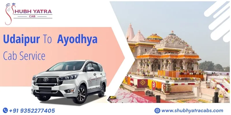 Udaipur to Ayodhya Taxi Service