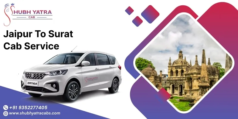 Jaipur to Surat Cab Service