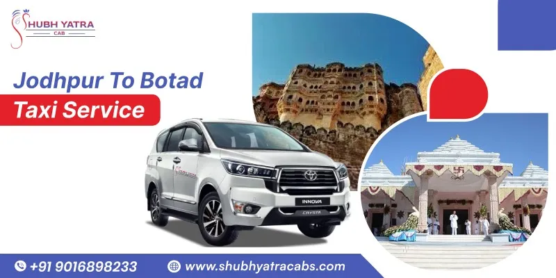 Jodhpur to Botad Taxi Service