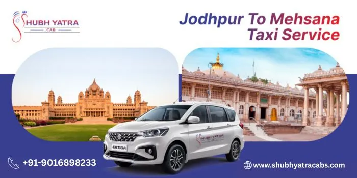 Jodhpur to Mehsana Taxi Service