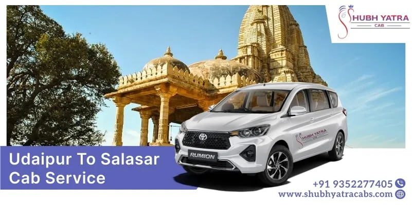 Udaipur to Salasar Cab Service