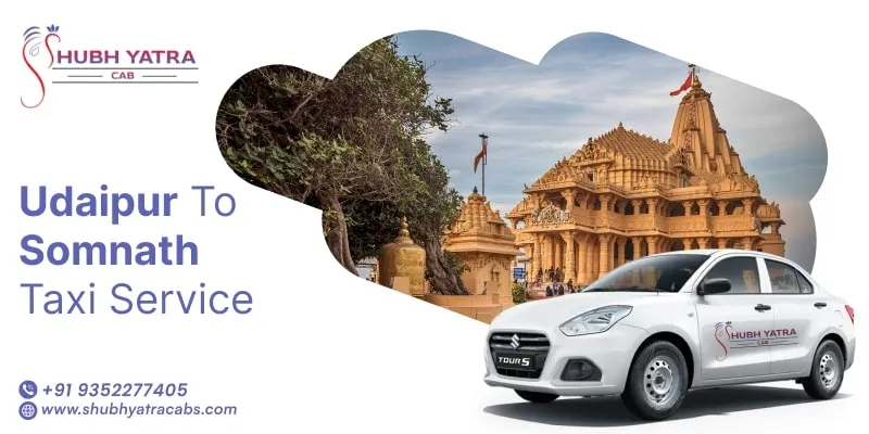 Udaipur to Somnath Taxi Service